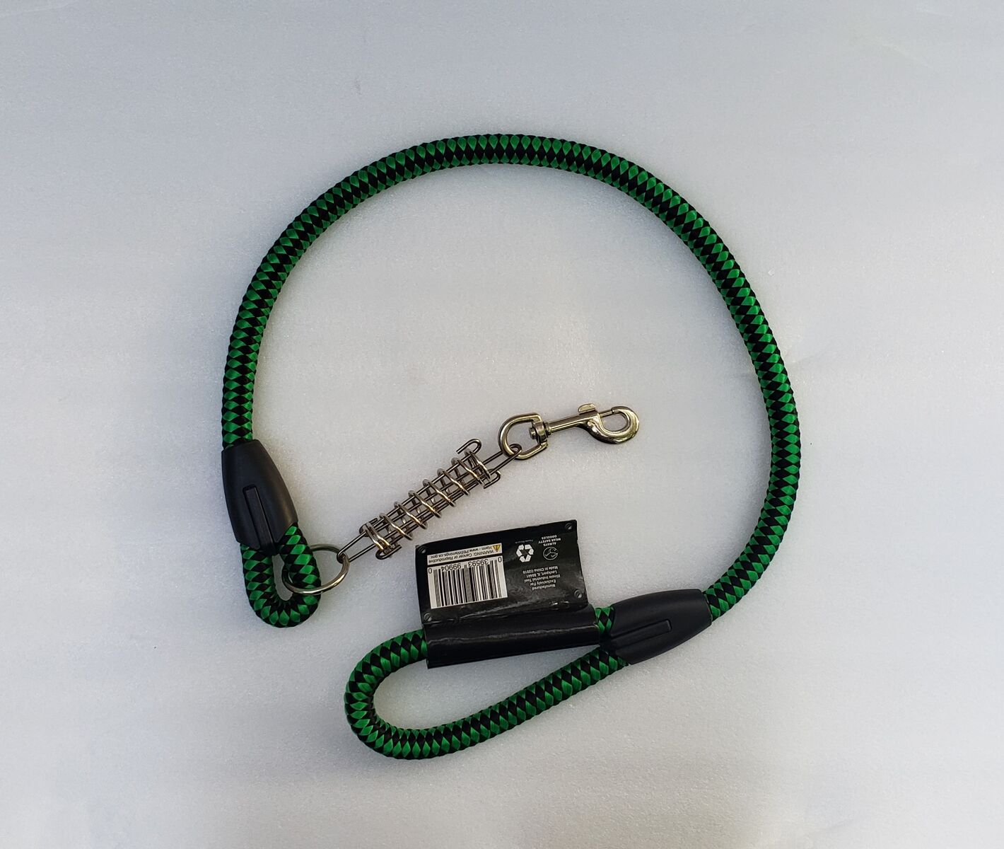 Super Heavy Duty Jumbo Dog Leash With Spring Impact Reduction Design - 4 Feet - New