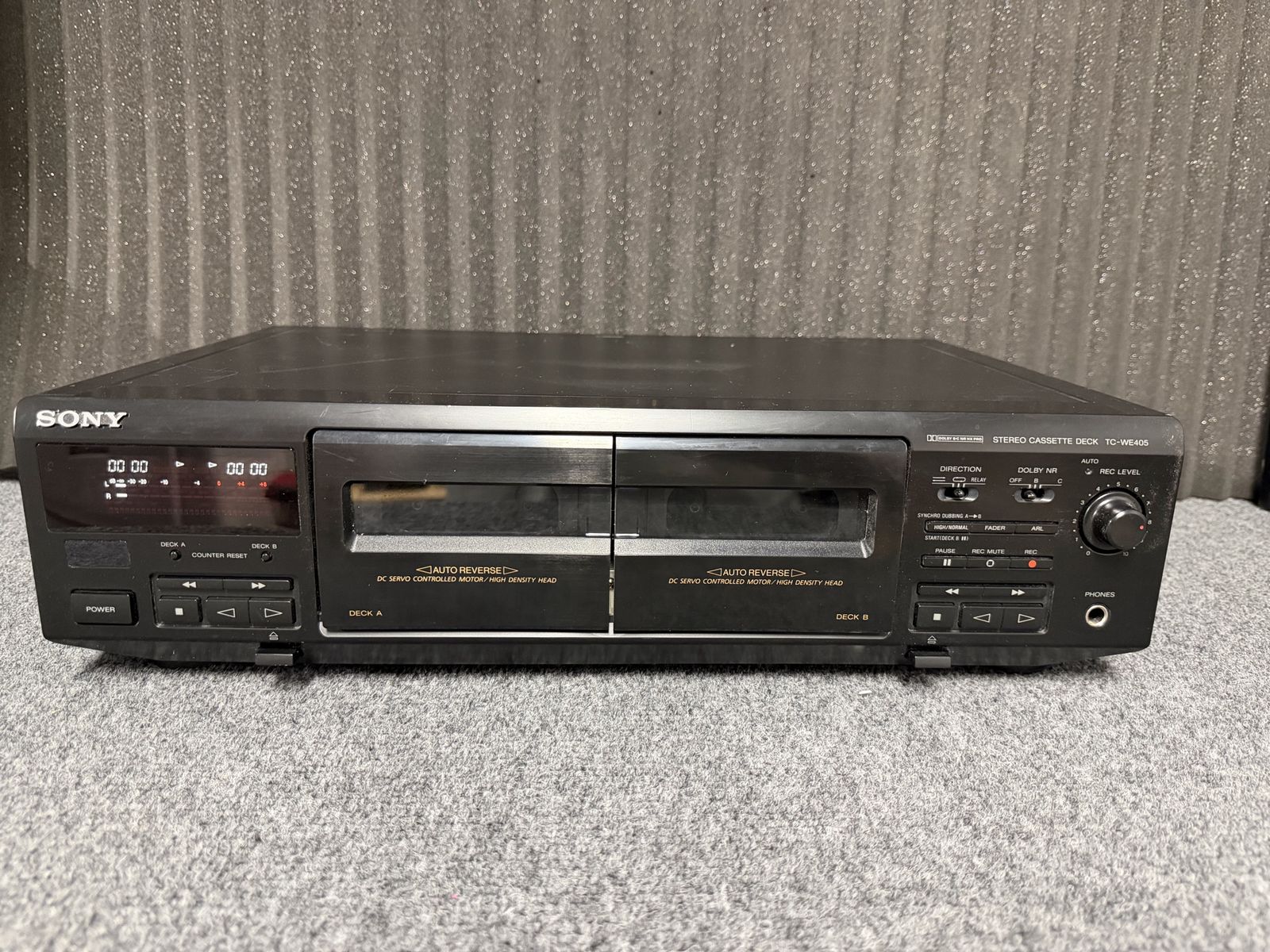 Sony TC-WE405 Dual Stereo Cassette Deck with Auto Reverse & Dolby NR