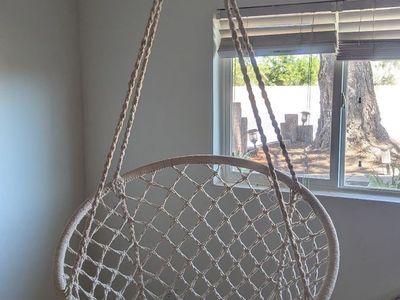Woven hanging chairs