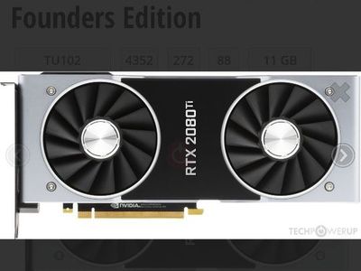 nvidia rtx 2080 ti founders edition