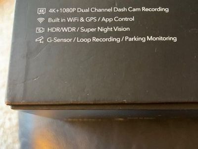 4k Dash Cam (Red Tiger - F7NP)