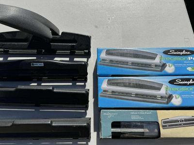 3 Hole Punch - Many Available - New & Used