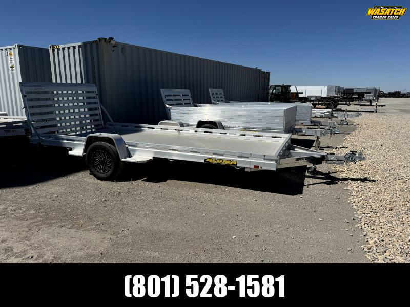 Aluma 8015 7x15 SxS Aluminum Utility Trailer