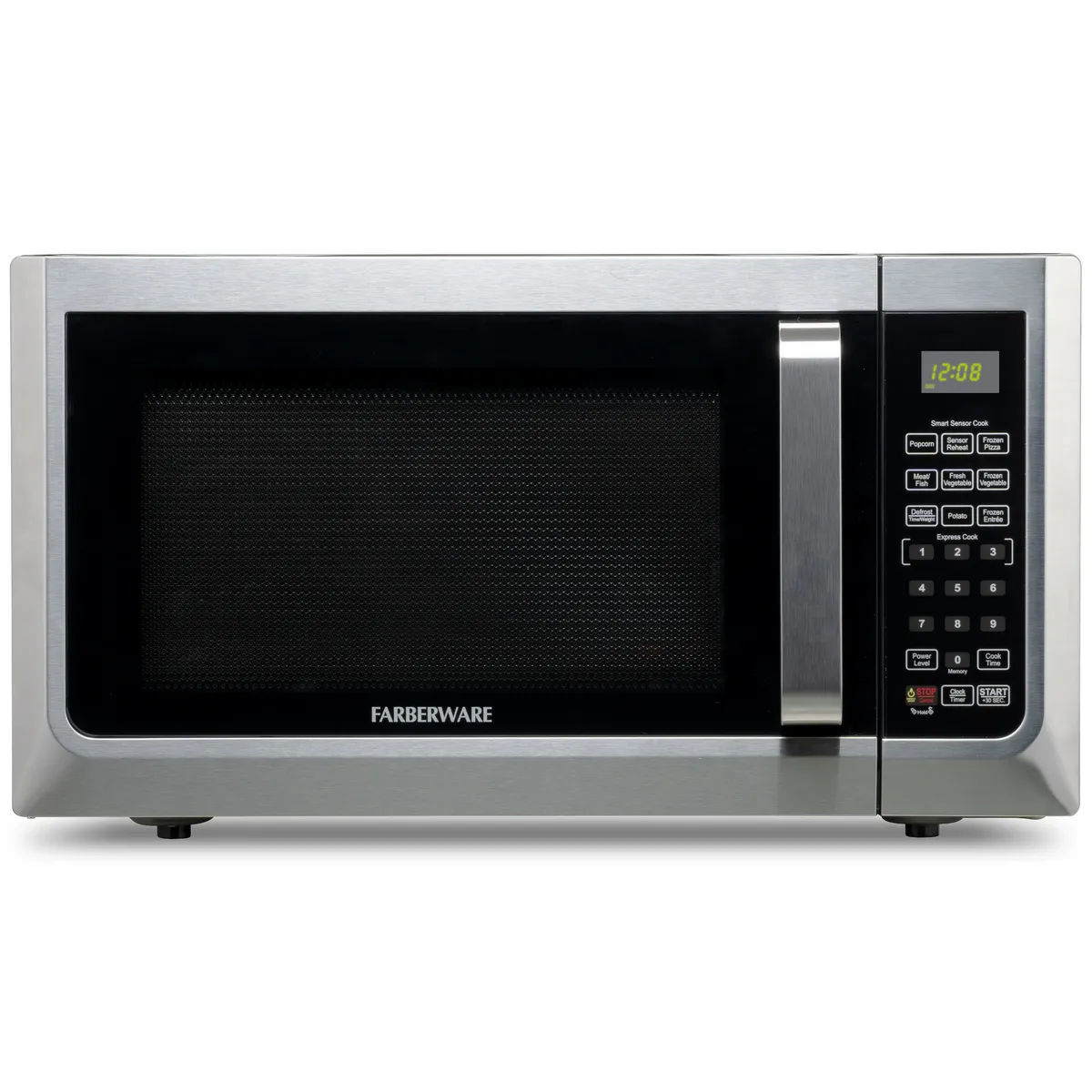 Farberware 1.3-cu ft Medium 1000-Watt Countertop Microwave (Stainless Steel)