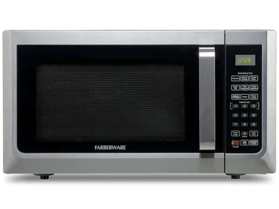 Farberware 1.3-cu ft Medium 1000-Watt Countertop Microwave (Stainless Steel)