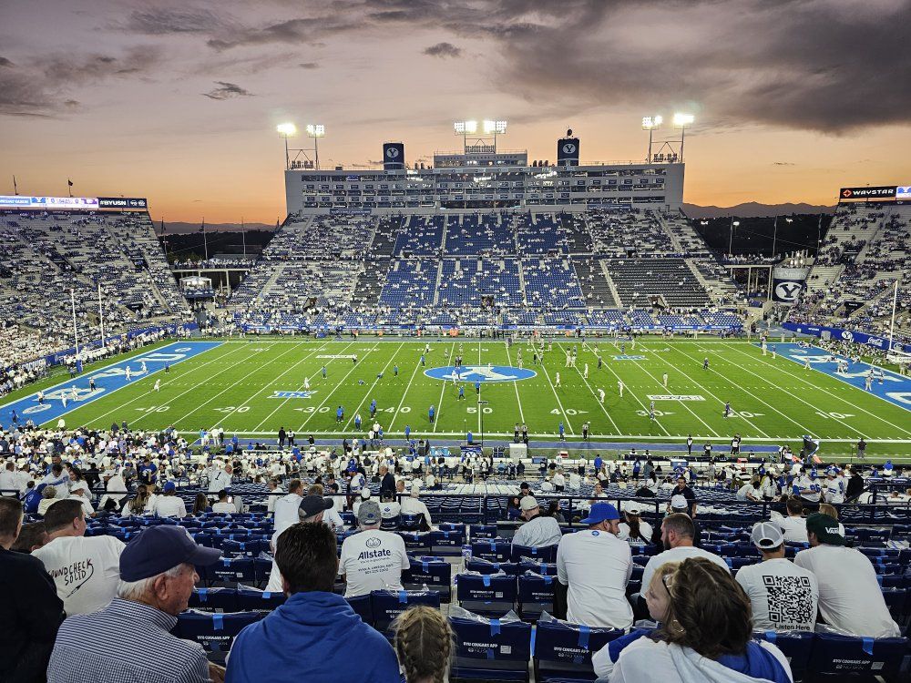 50 yd ln BYU vs Utah Tech (3 Tickets)