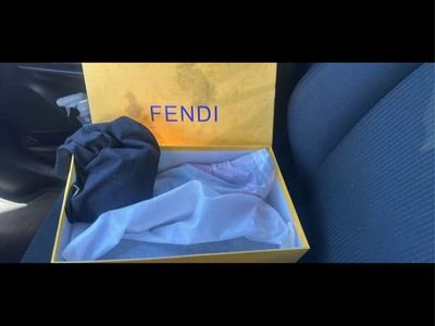 Fendi shoe with accessory