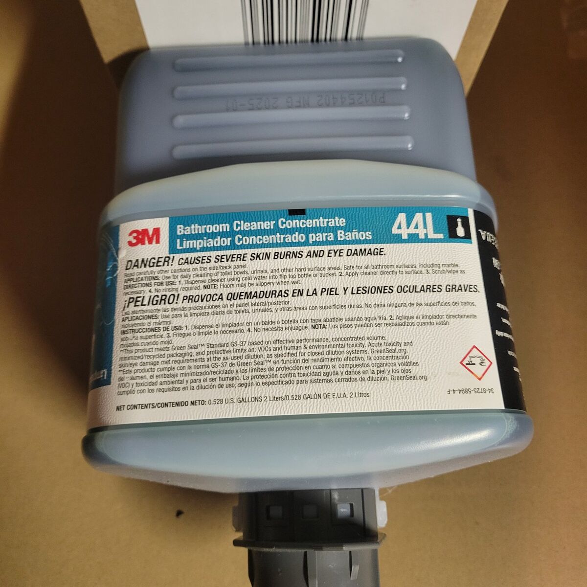 1 Case 3M Bathroom Cleaner: 4L, Fits Twist 'n Fill
