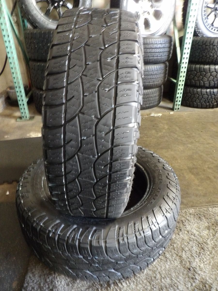 275/65R20 COOPER DISCOVERER ATP PAIR OF TWO USED TIRES