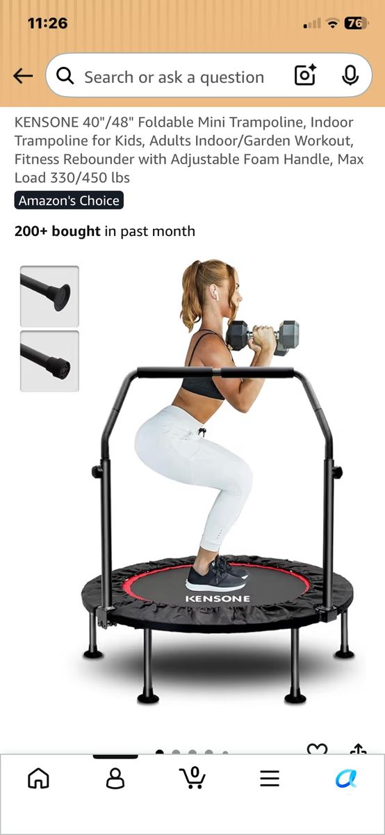 Mini trampoline 40”