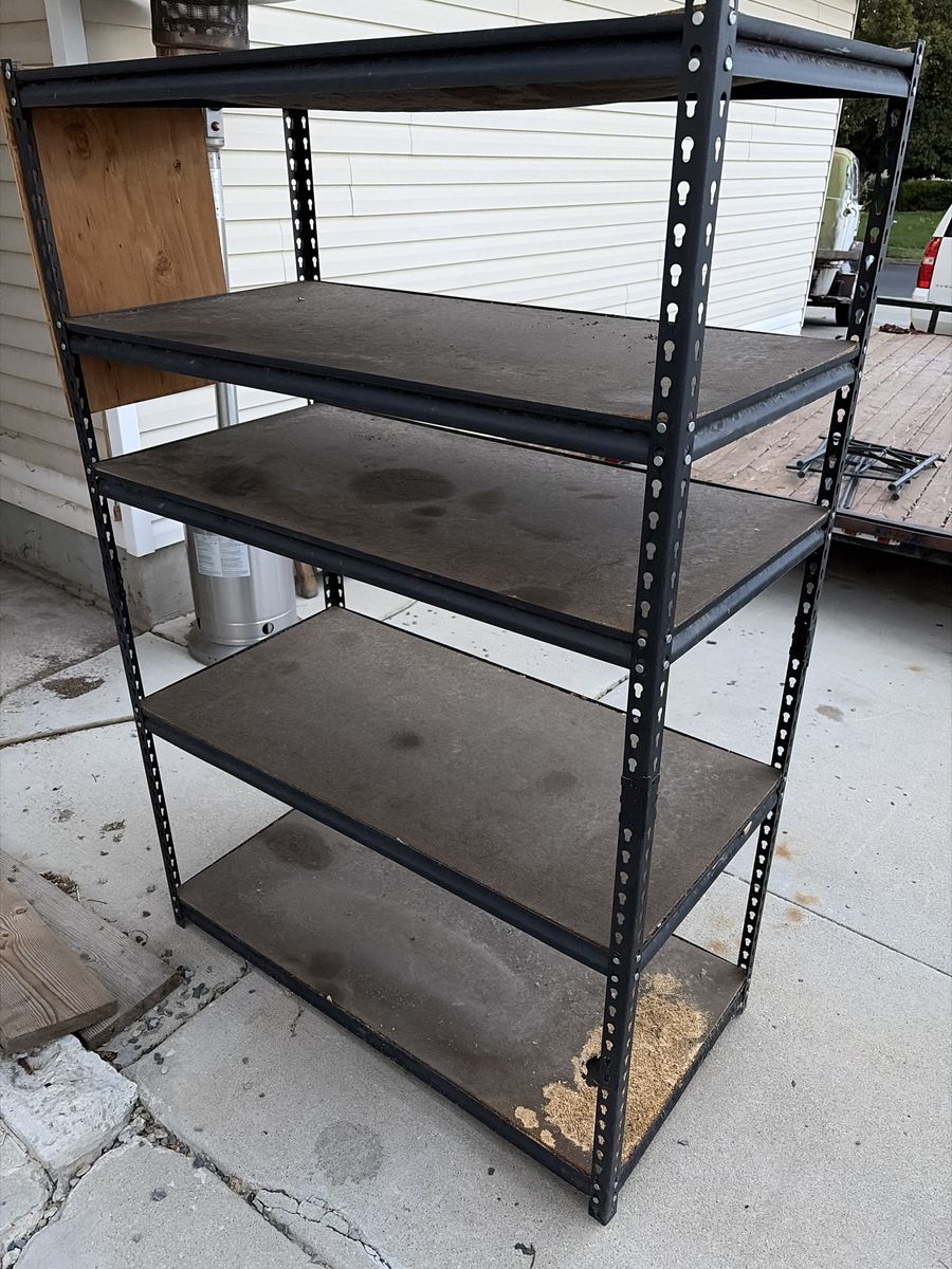 Heavy Duty 5-Shelf Industrial Metal Storage Rack
