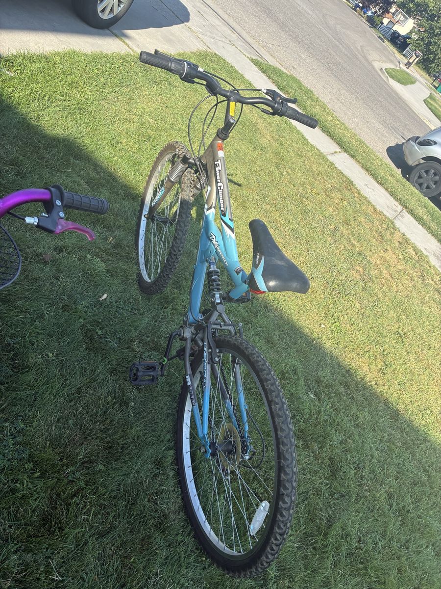 Next Power Climber Dual Suspension Mountain Bike - Blue/Silver