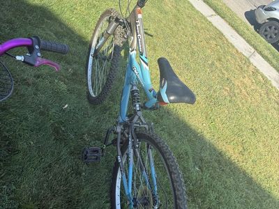 Next Power Climber Dual Suspension Mountain Bike - Blue/Silver