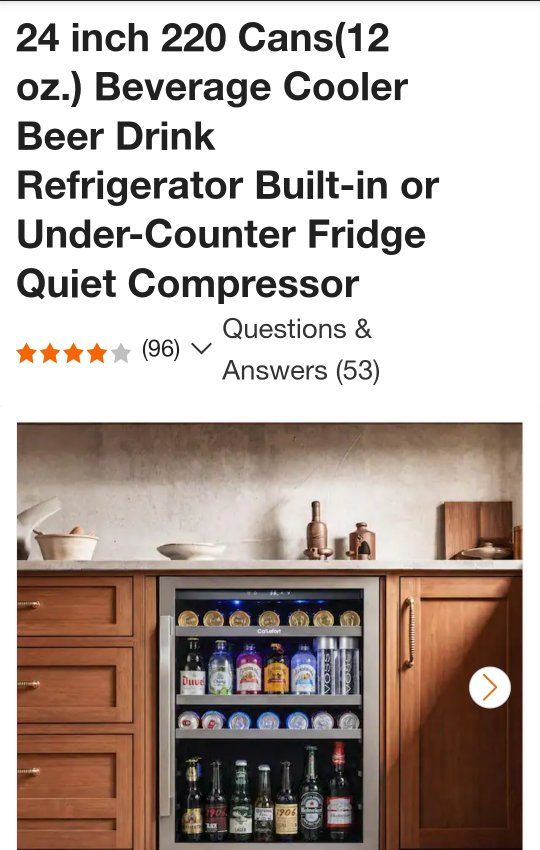 New Ca'Lefort 24" Compressor Beverage Refrigerator