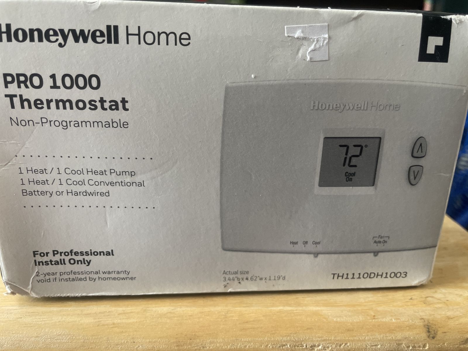 Honeywell Home Thermostat, Pro, One