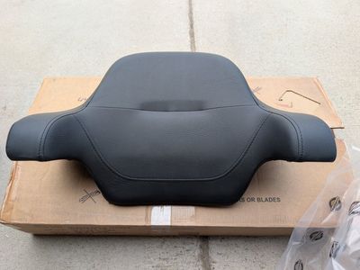 Harley Davidson Touring Road King Ultra Street Glide Backrest Black Leather