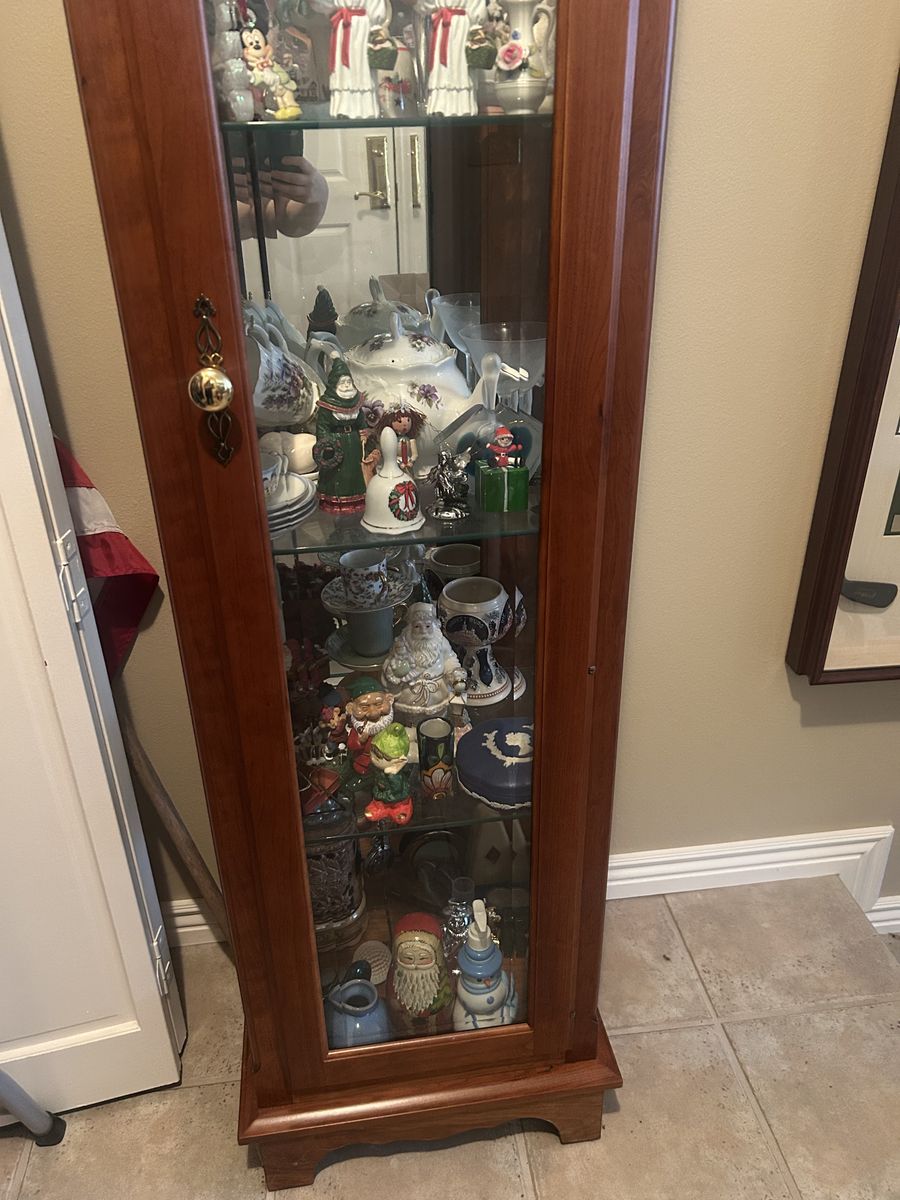 Amish Made Curio Cabinet