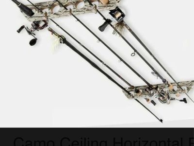 FISHING ROD RACK CEILING OR HORIZONTAL (7 rods)
