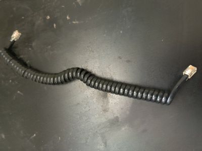Phone handset coil cord