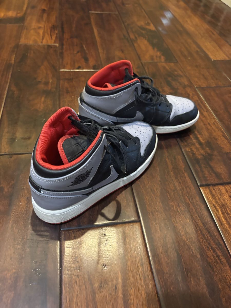 Nike Air Jordan High Size 6, Gray Black Red