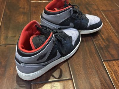 Nike Air Jordan High Size 6, Gray Black Red