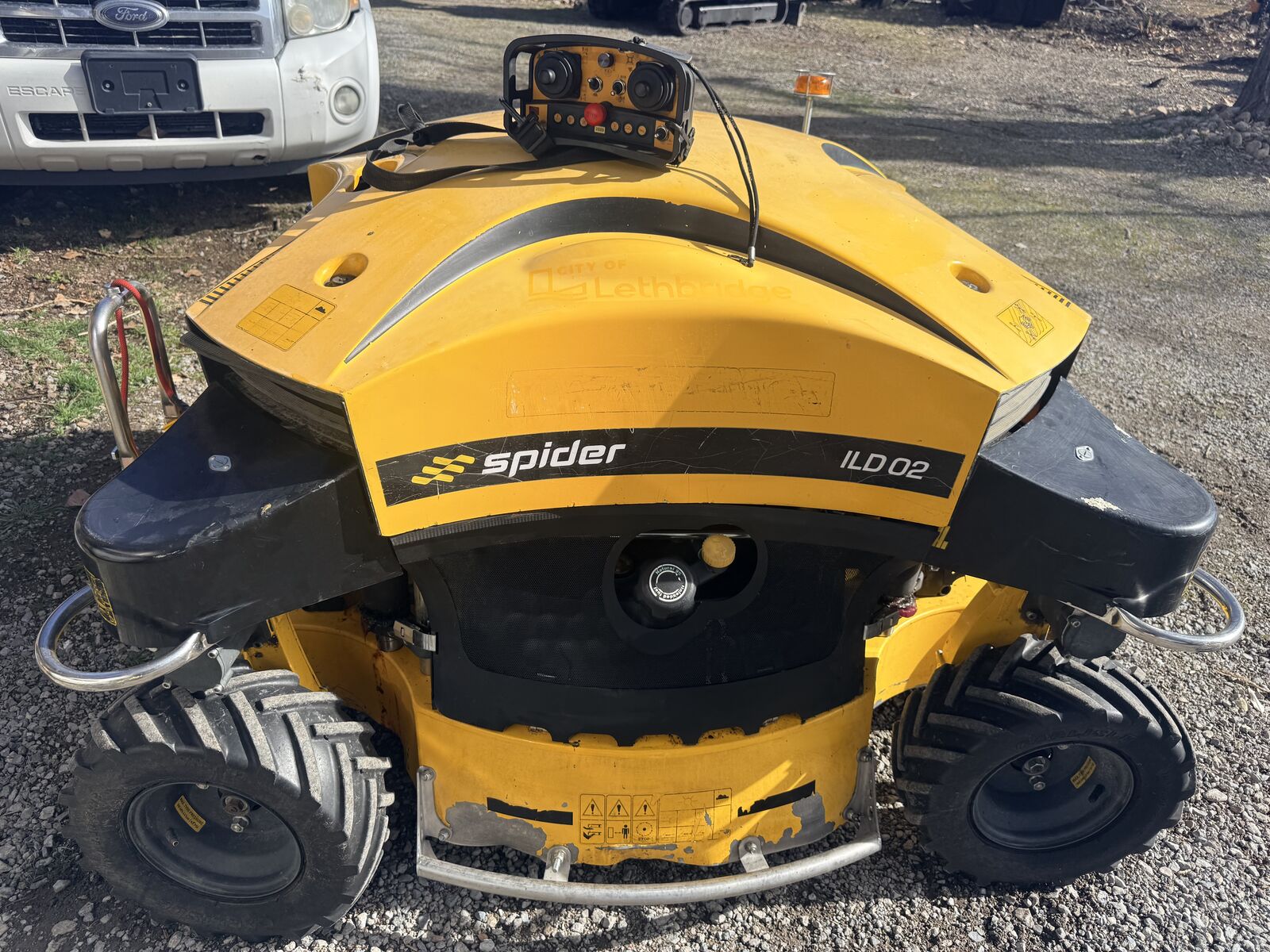2023 SPIDER ILD02 Wireless Remote Controlled MOWER Farmers City County Brush 566hrs Kawasaki FS691V 24HP