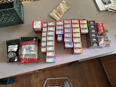 45 Calber, 9mm and 10mm bullets