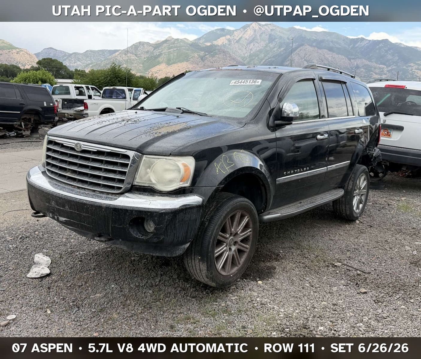 2007 Chrysler Aspen Parts - UTPAP Ogden