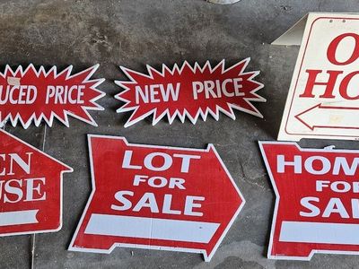 Miscellaneous Yard & Street SIGNS for Marketing of Real Estate