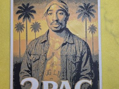 2Pac West Coast Poster 3D Print - Music Memorabilia Wall Art Decor