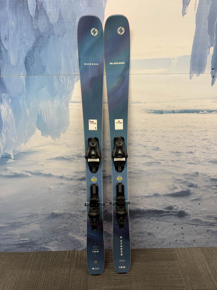 Blizzard Sheeva 9 150cm Skis w/ Atomic Strive 11 Demo Bindings Lightly Used