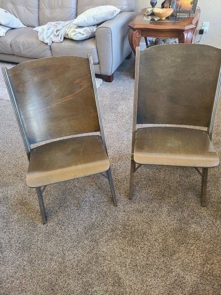 Antique Theater Chairs