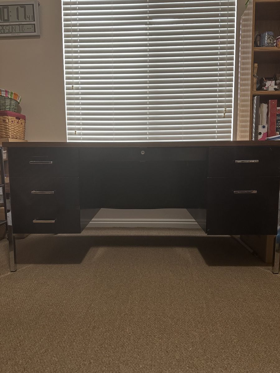 Large Metal Desk