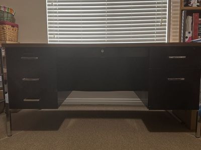 Large Metal Desk