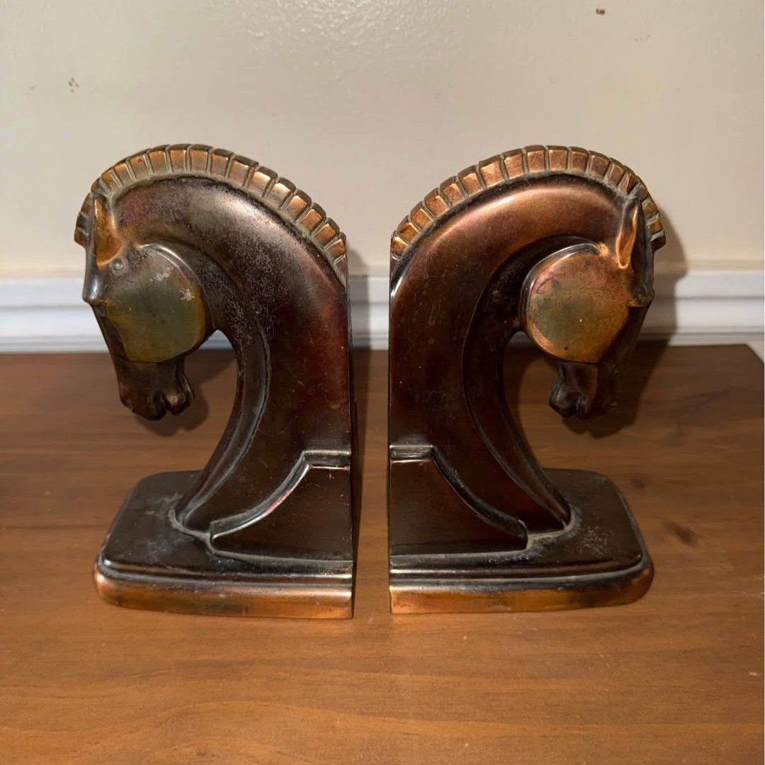 Vintage Art Deco Bookends 1930's
