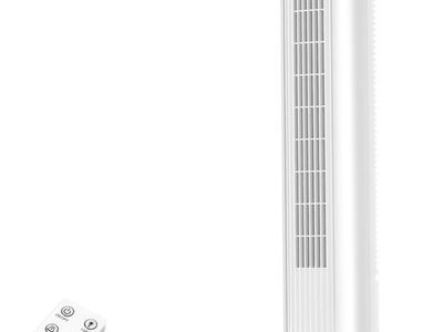Compact 35.43" Household Tower Fan with Remote Control and Digital Display