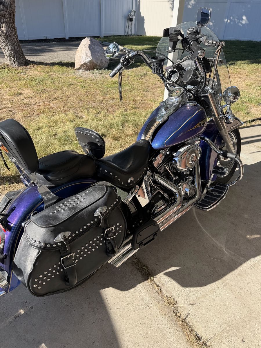 2009 heritage soft tail classic,20,200 miles.