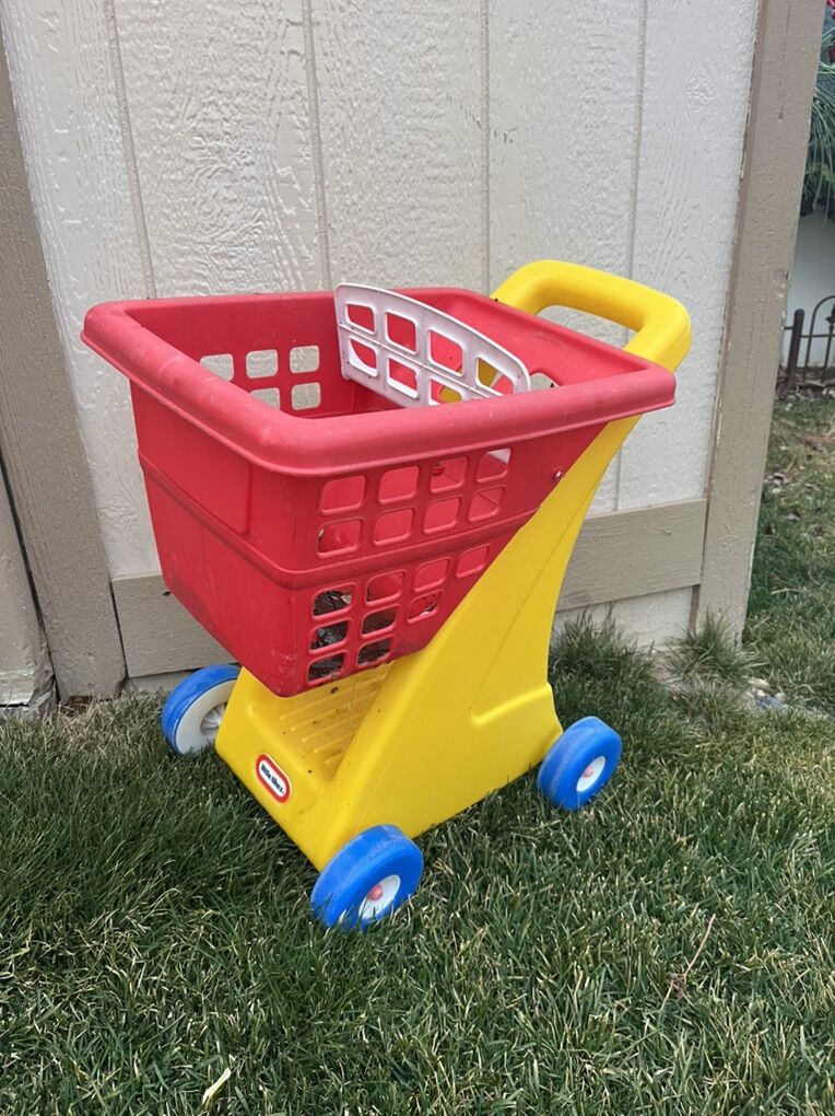 Little tikes kids shopping cart