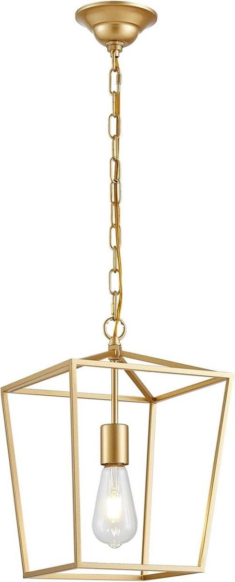 Lantern Pendant Light, Iron Cage