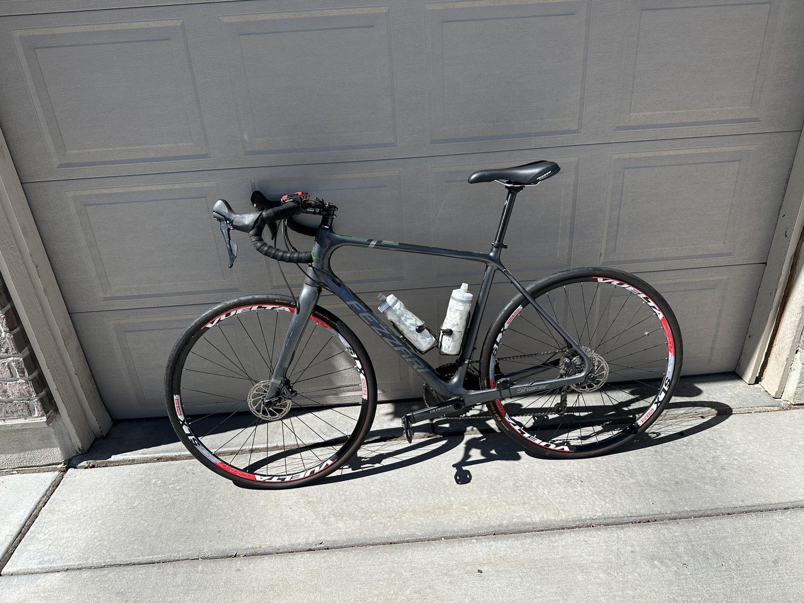 2017 Fezzari Shafer Carbon Gravel Bike – 54cm Large – Ultegra – Disc – Gray