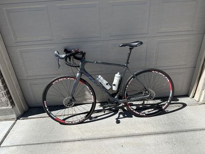 2017 Fezzari Shafer Carbon Gravel Bike – 54cm Large – Ultegra – Disc – Gray