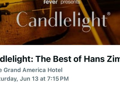 Candlelight Hans Zimmer tickets