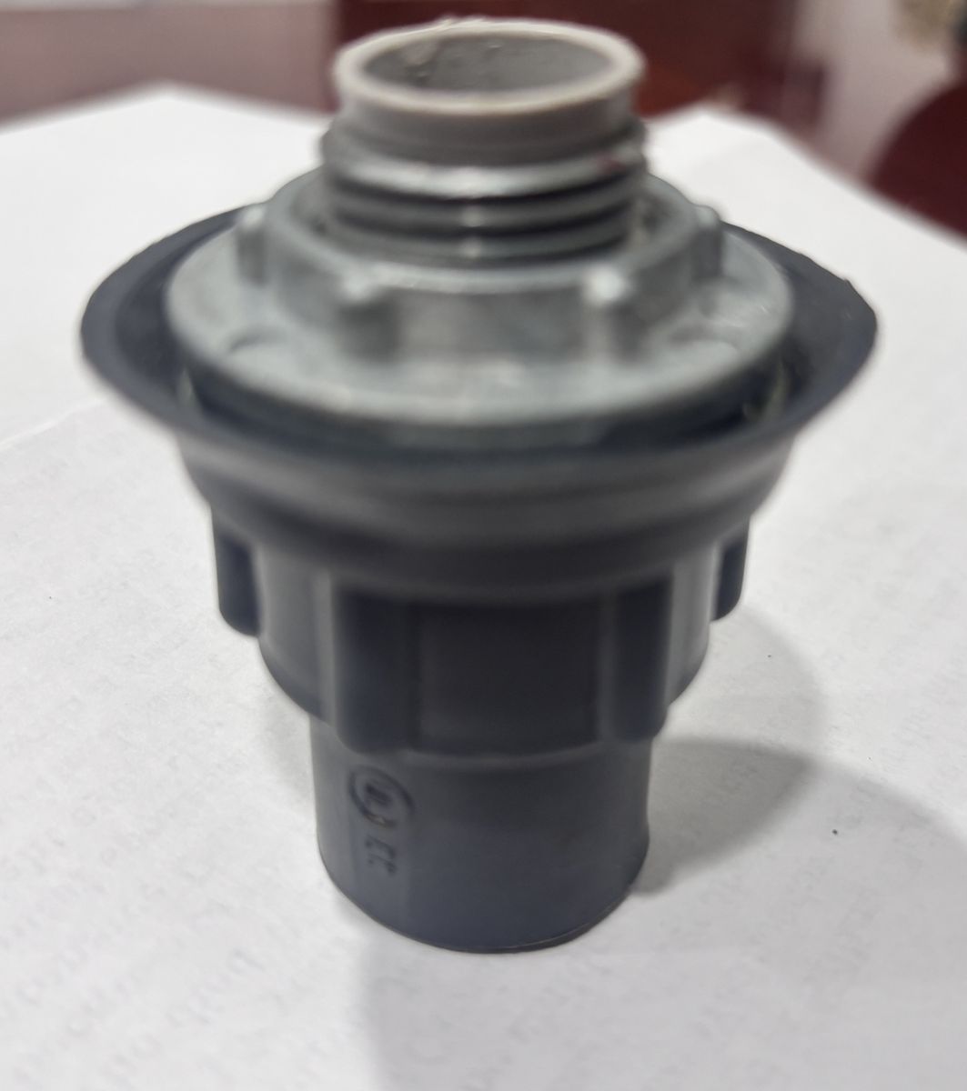 1/2 Knockout Hub PVC Coated Plasti-bond Robroy