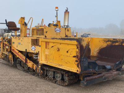 Track Asphalt Finisher Laydown Paver Screed Heater Auger Paving Hopper System Conveyor Floor Plates Gravity Feed Crawler Machine