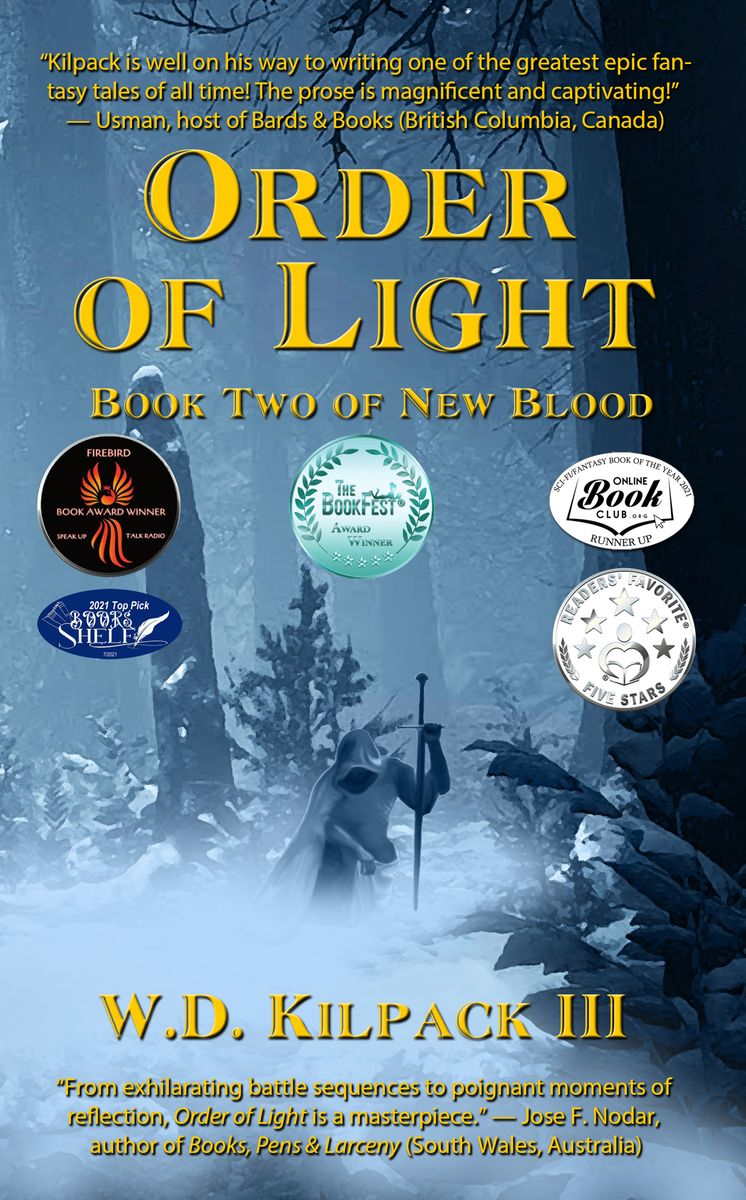 Order of Light: Book Two of New Blood Paperback NEW and Signed by Author
