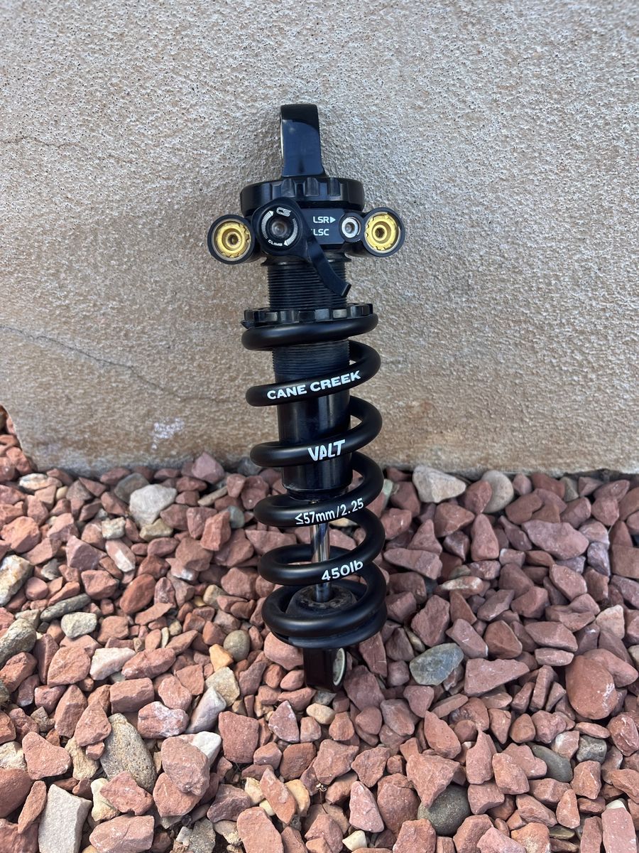 Cane Creek Valt Coil Rear Shock - 57mm/2.25" Stroke, 450lb Spring, LSR/LSC Adjust