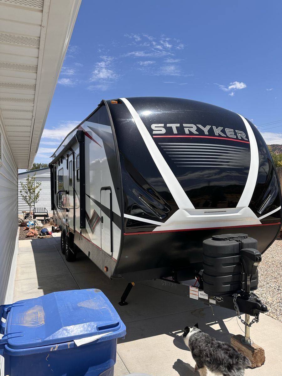 Stryker Toy Hauler Travel Trailer - Excellent Condition.