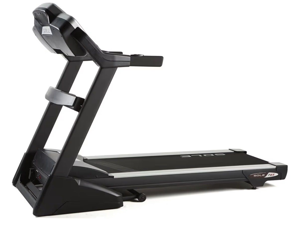 SOLE F65 Treadmill - Like New, Folding Design, 3.25 HP Motor, 12 MPH Speed, 15 Incline Levels