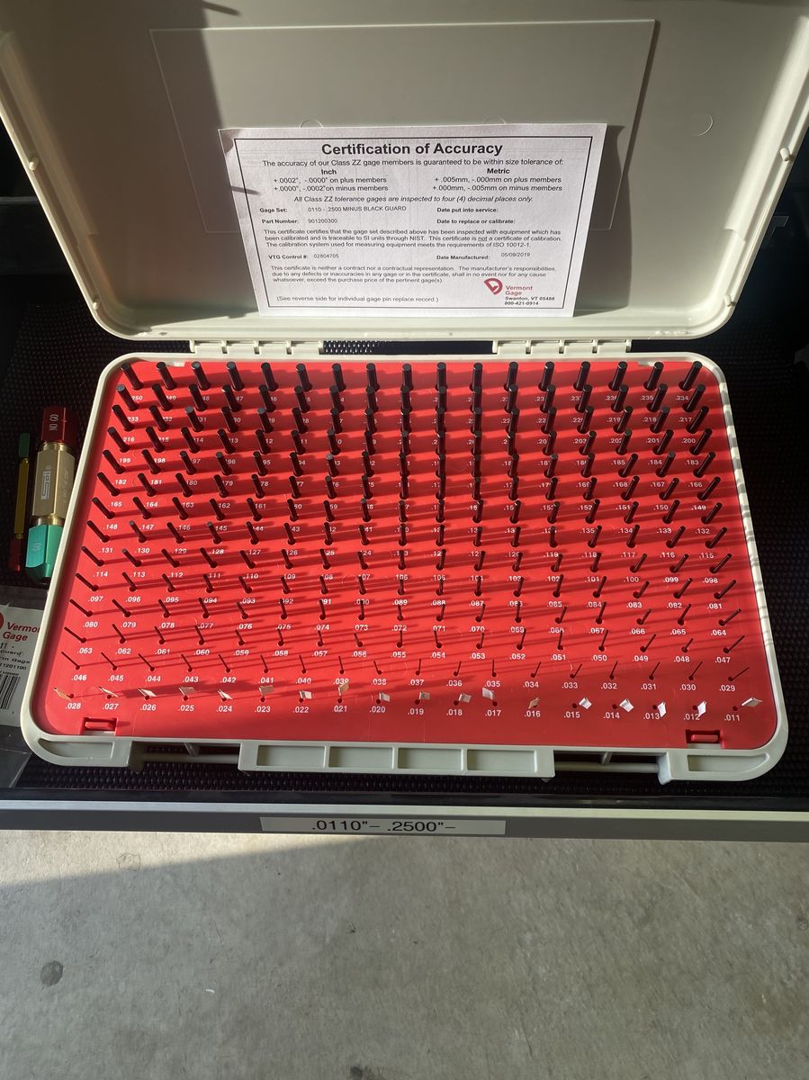 Gage pins machinists