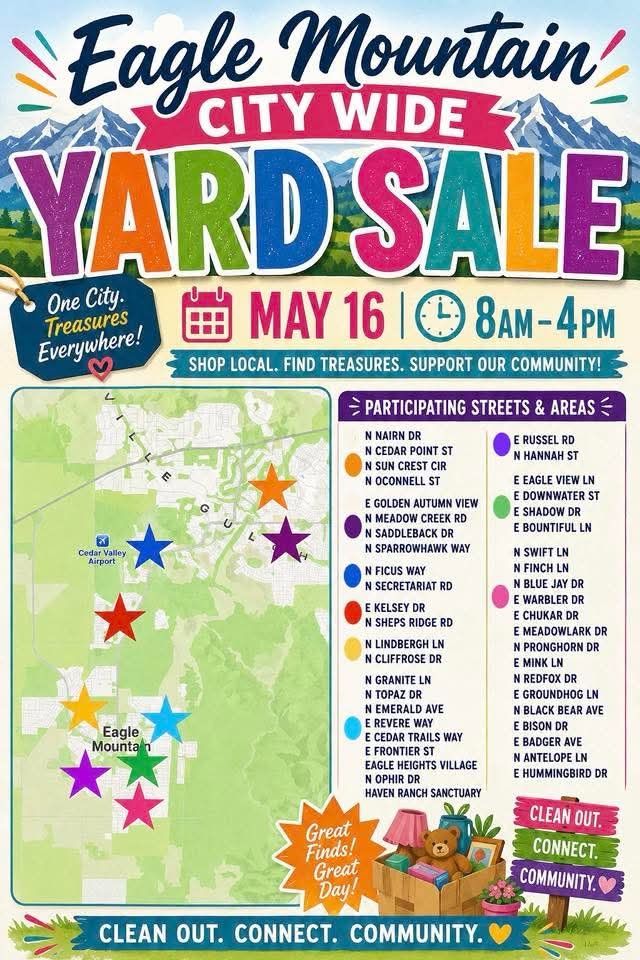 City wide garage sale in Eagle Mountain